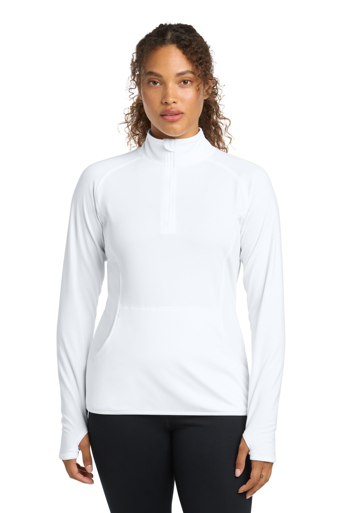 Sport-Tek   Women's Sport-Wick   Stretch 1/4-Zip Pullover. LST850