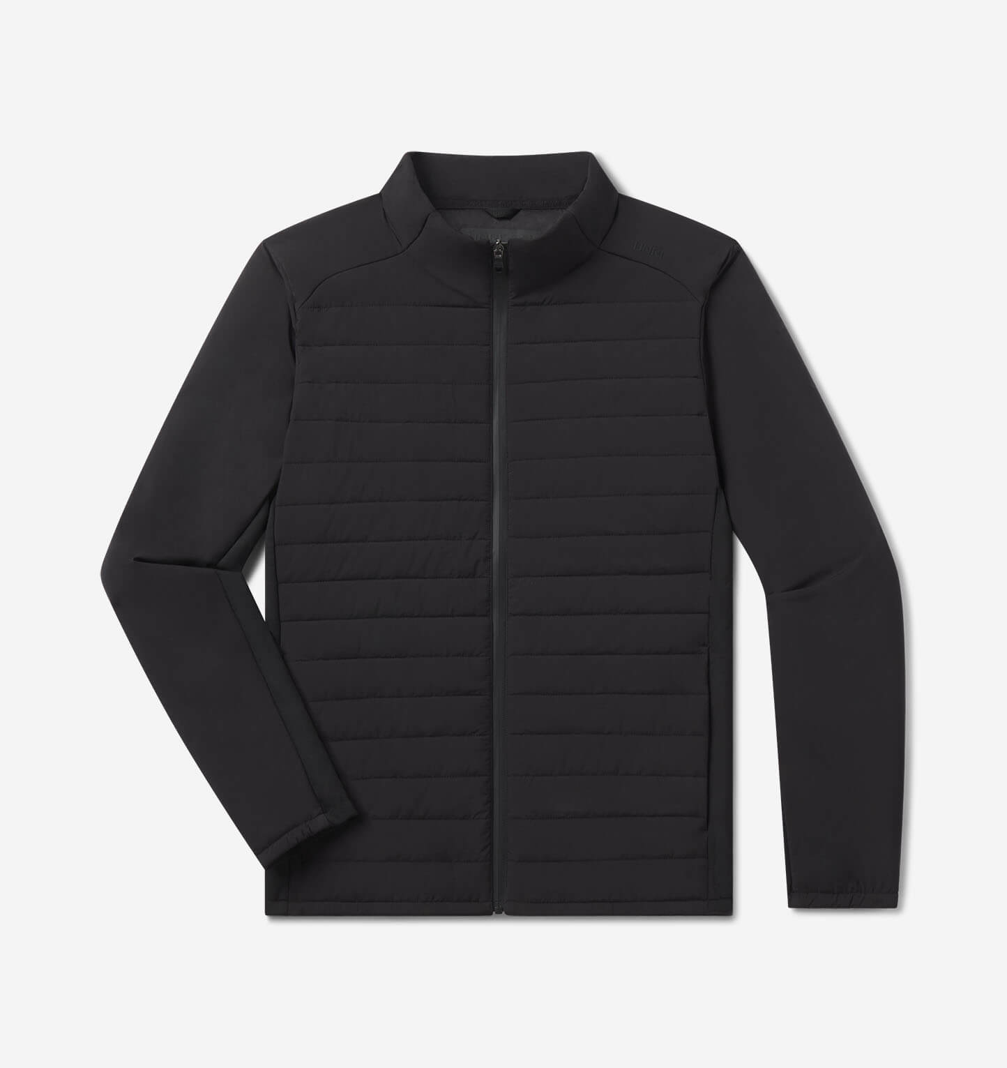 UNRL Mens Montreal Quilted Jacket Ã¢â‚¬â€œ Black