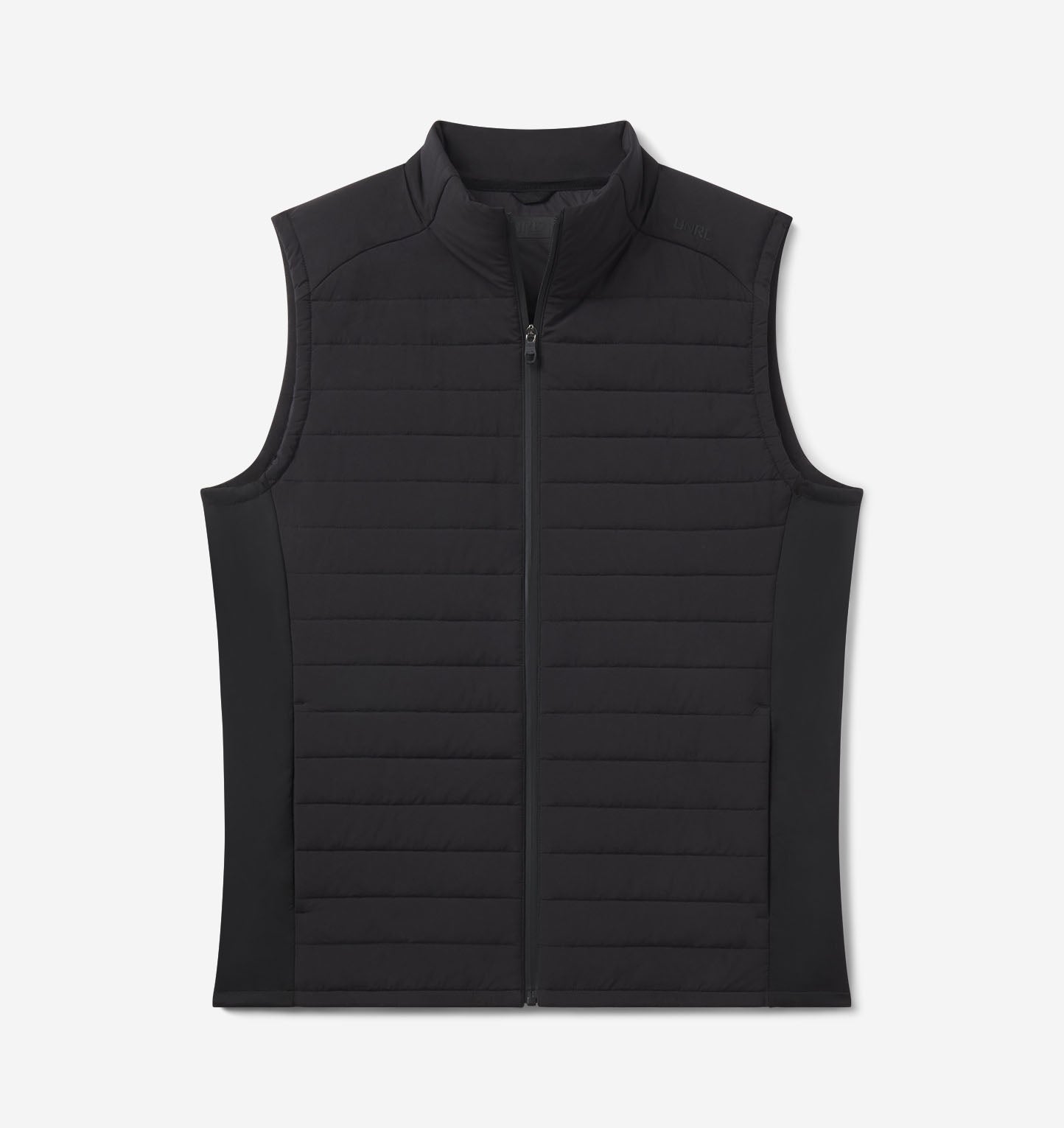 UNRL Mens Vancouver Quilted Vest Ã¢â‚¬â€œ Black