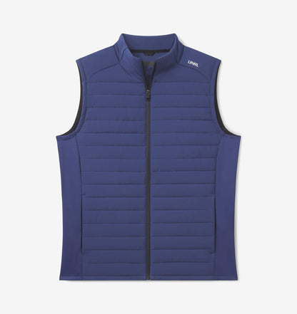 UNRL Mens Vancouver Quilted Vest Ã¢â‚¬â€œ Harbor Blue