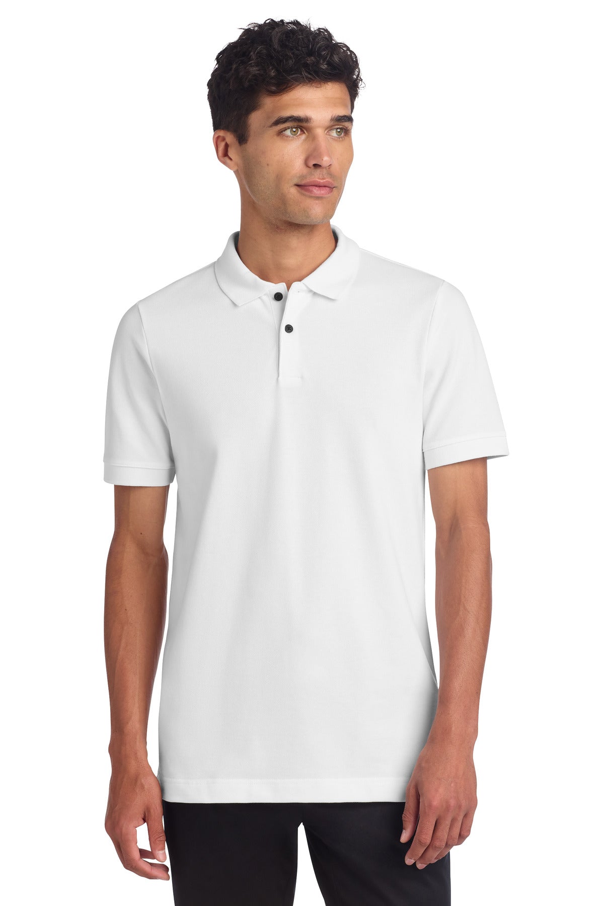 Mercer+Mettle   Stretch Heavyweight Pique Polo MM1000