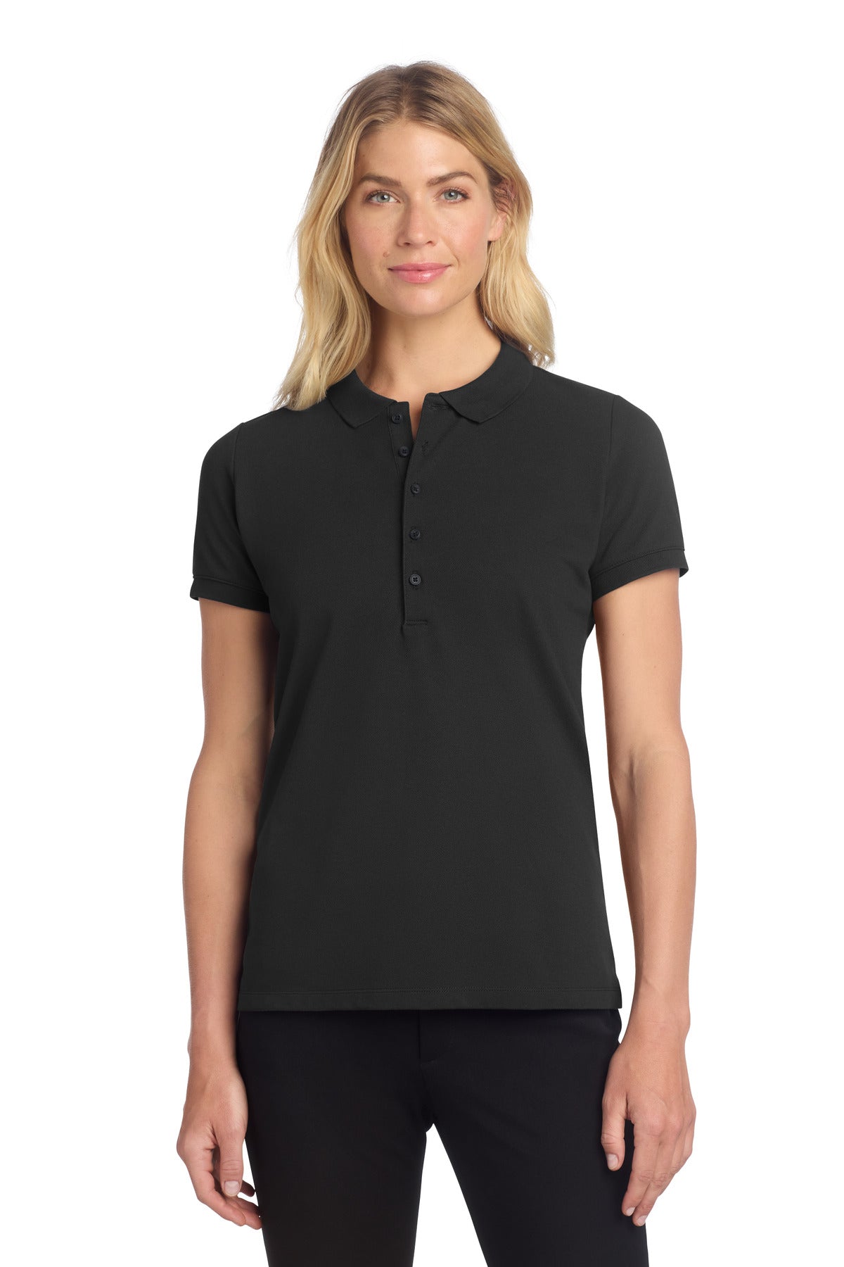 Mercer+Mettle   Women's Stretch Heavyweight Pique Polo MM1001