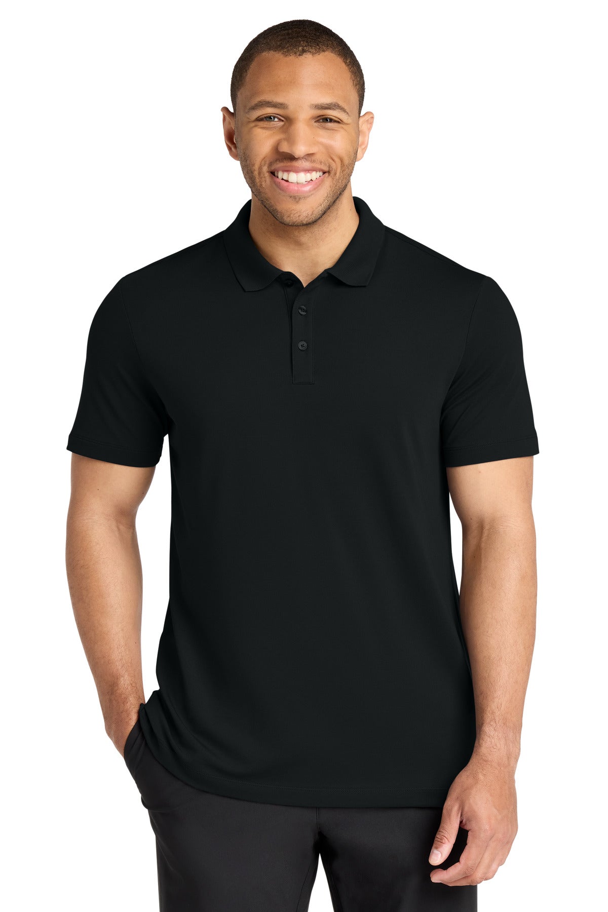 Mercer+Mettle   Stretch Pique Polo MM1004