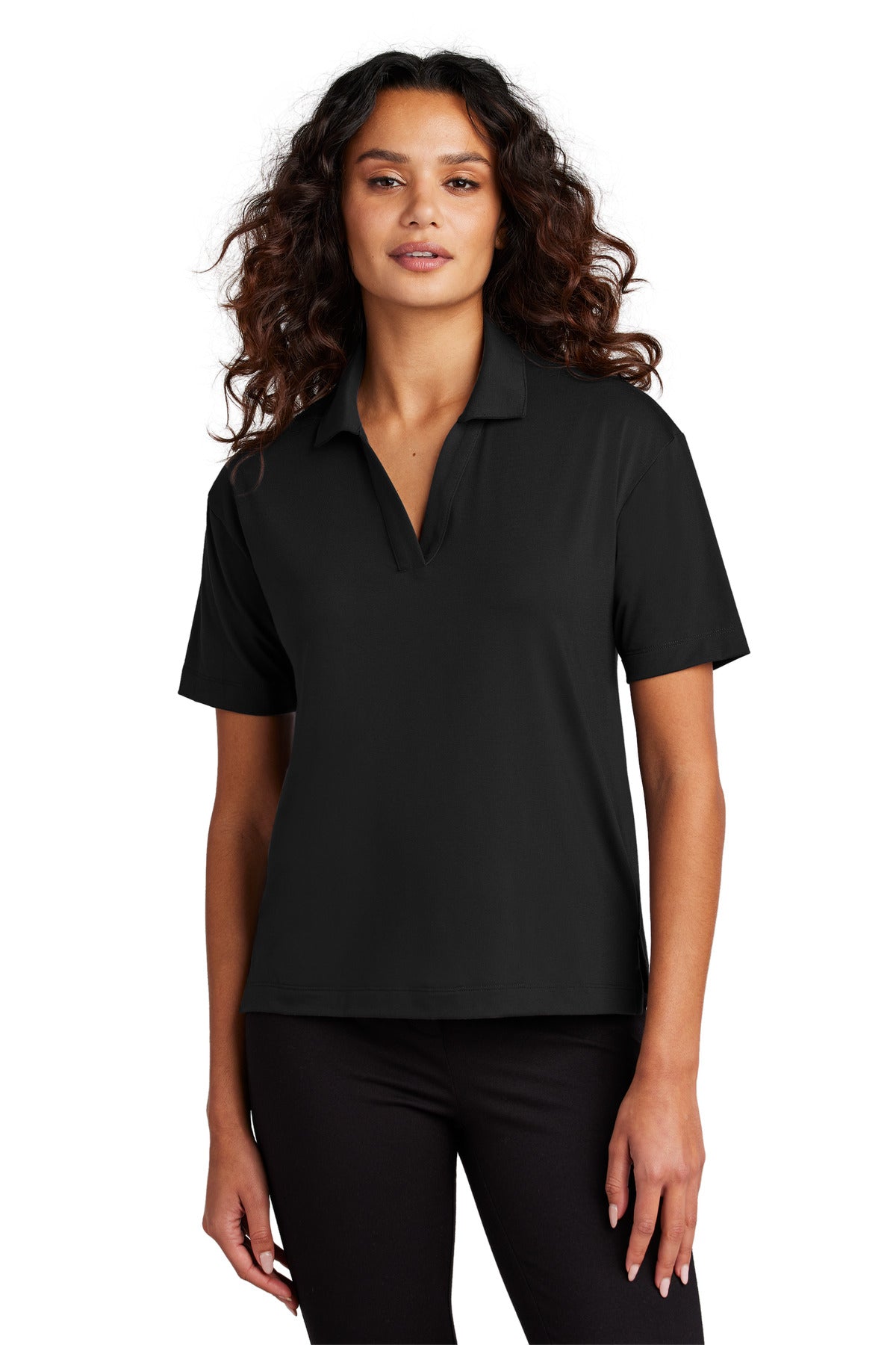 Mercer+Mettle   Women's Stretch Jersey Polo MM1015