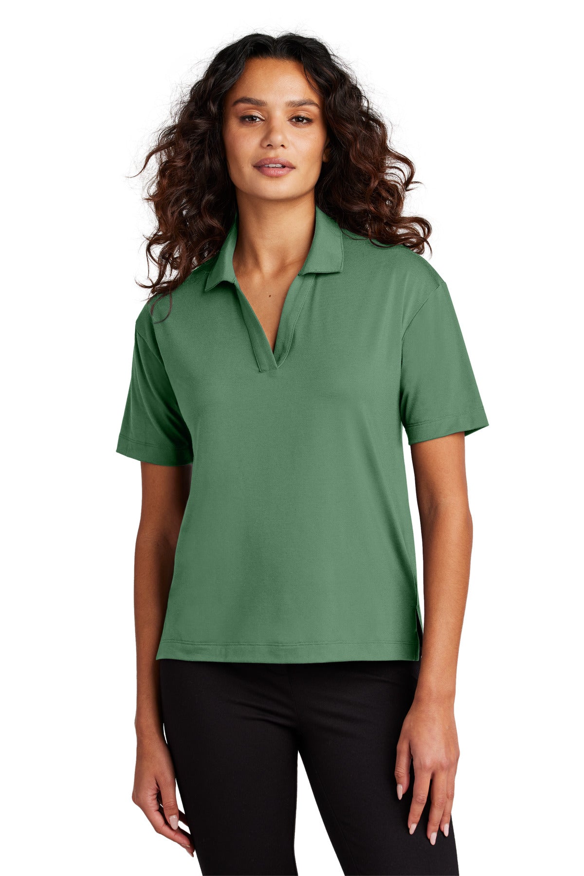 Mercer+Mettle   Women's Stretch Jersey Polo MM1015