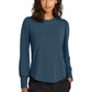 Mercer+Mettle   Women's Stretch Jersey Long Sleeve Blouson Top MM1019