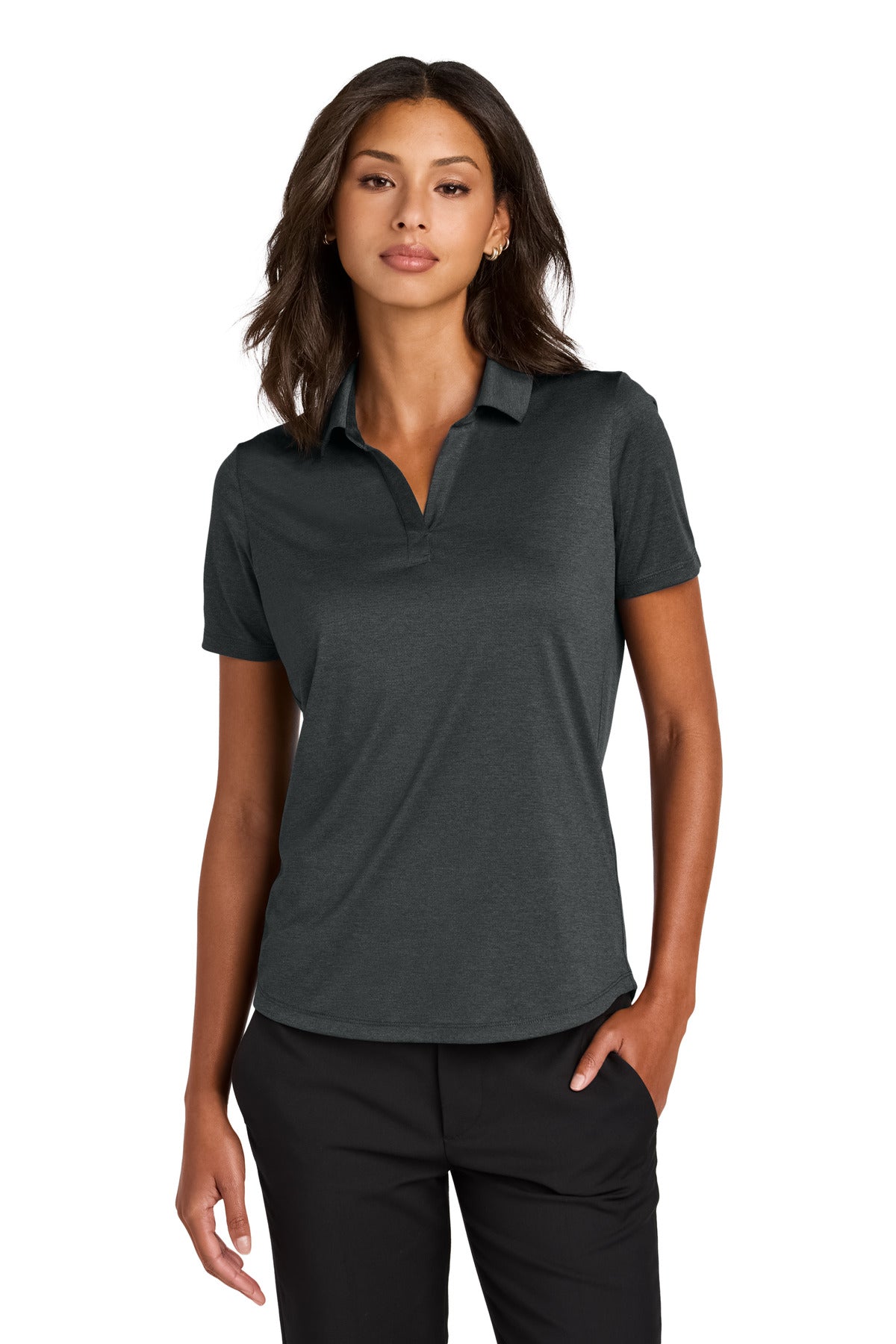 Mercer+Mettle   Women's Recharge Jersey Polo MM1021