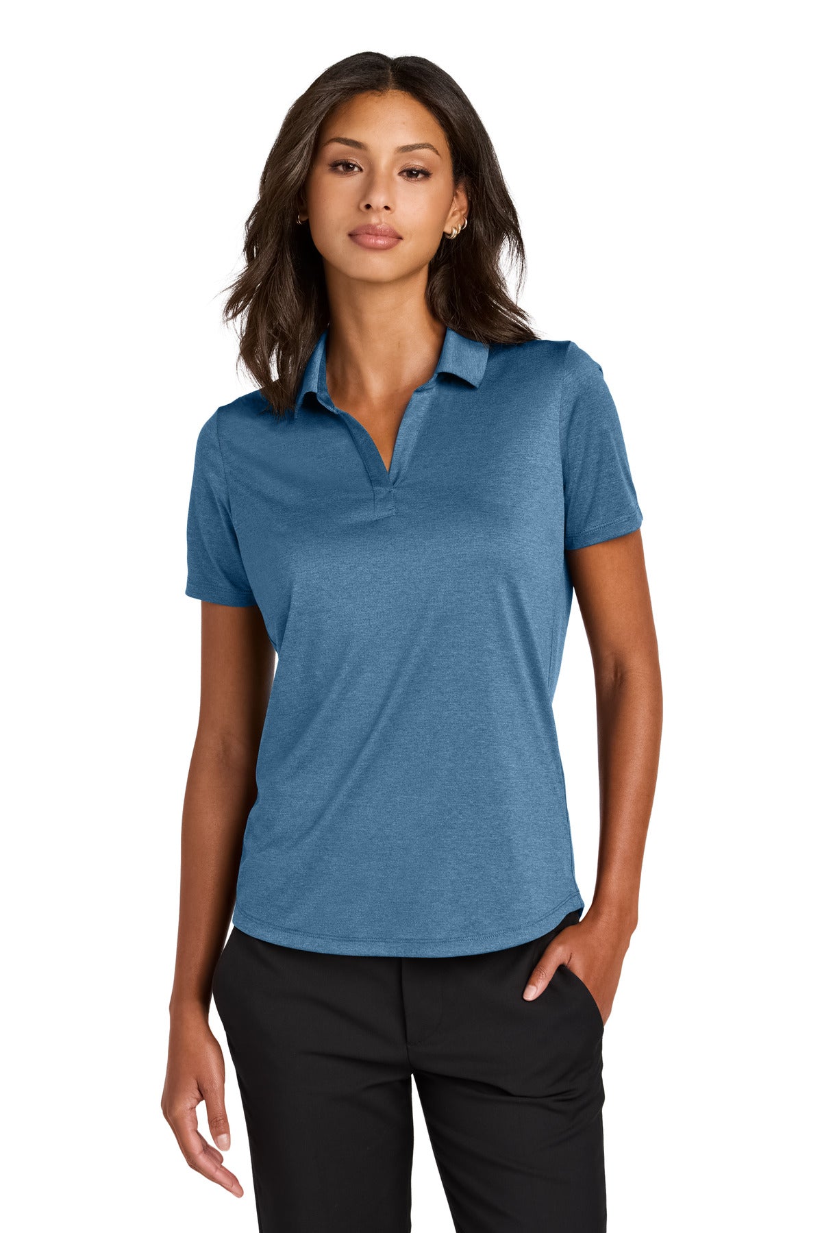 Mercer+Mettle   Women's Recharge Jersey Polo MM1021