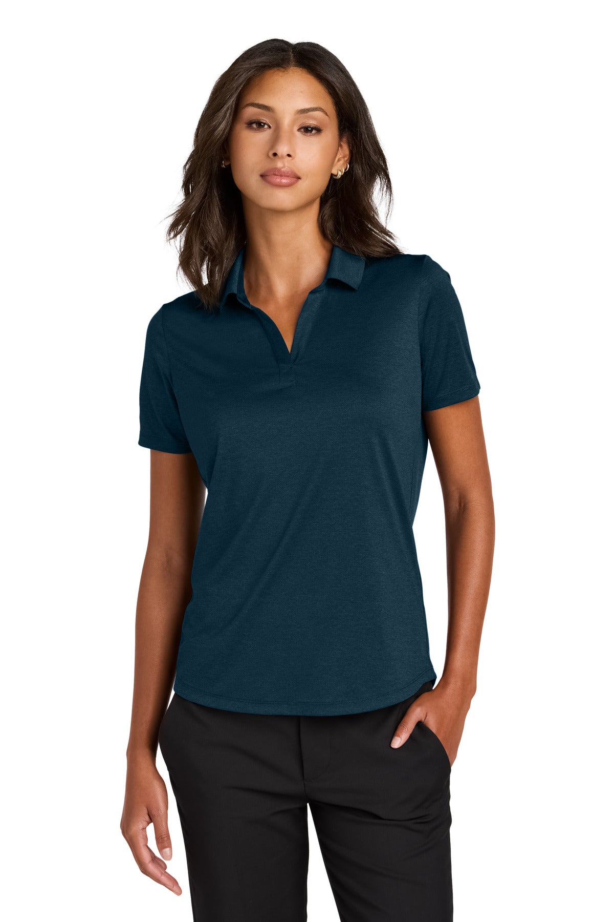 Mercer+Mettle   Women's Recharge Jersey Polo MM1021