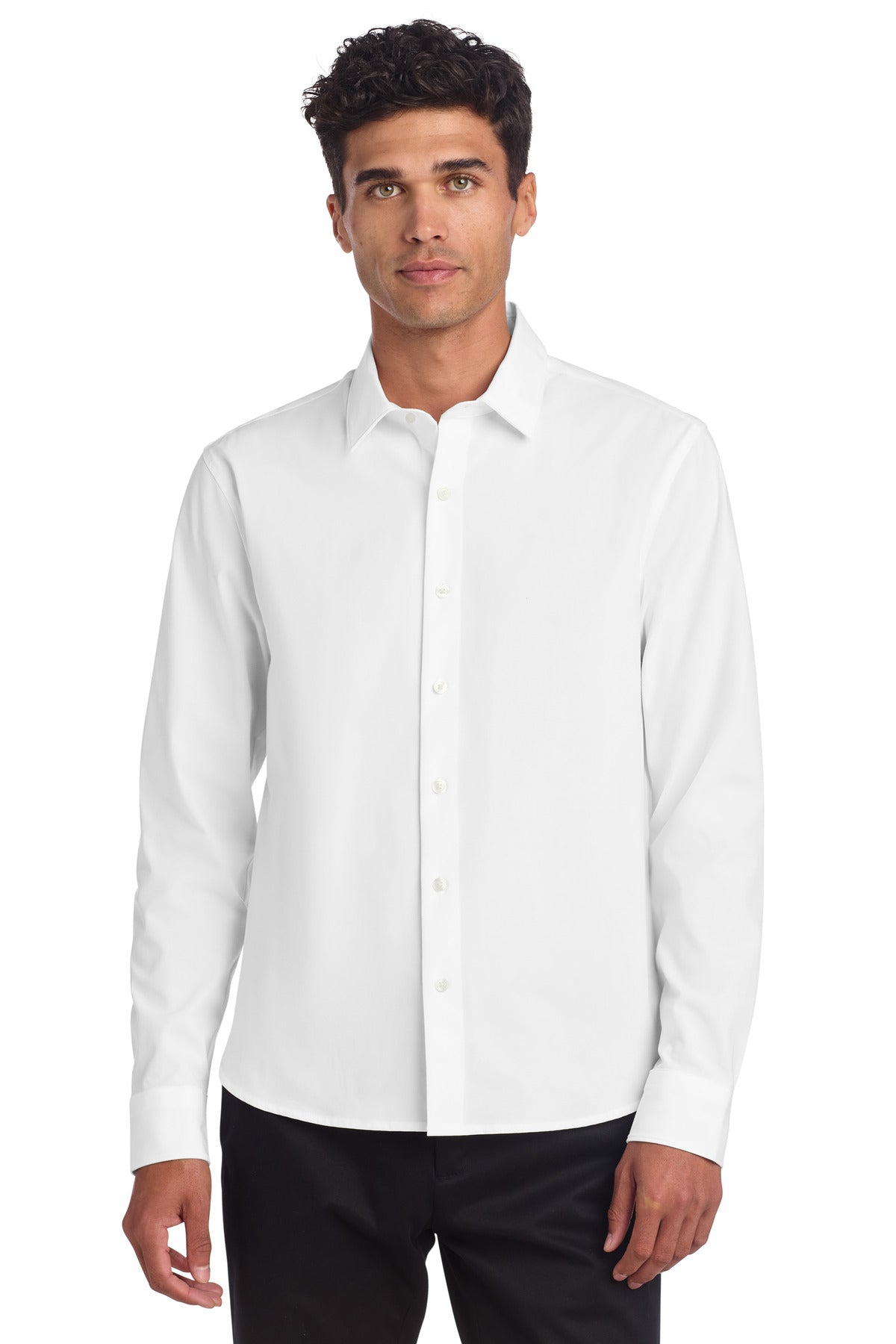 Mercer+Mettle   Long Sleeve Stretch Woven Shirt MM2000