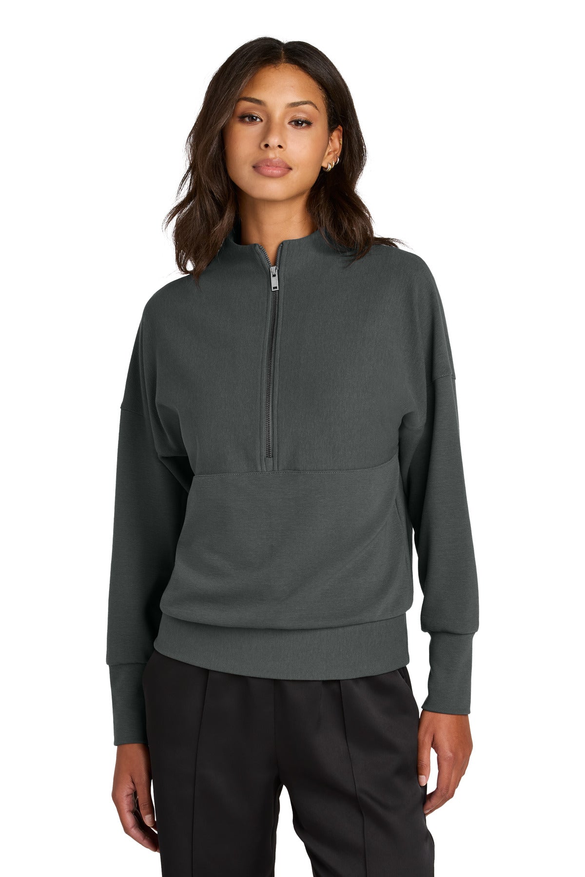 Mercer+Mettle   Women's Linear Texture 1/4-Zip MM3041