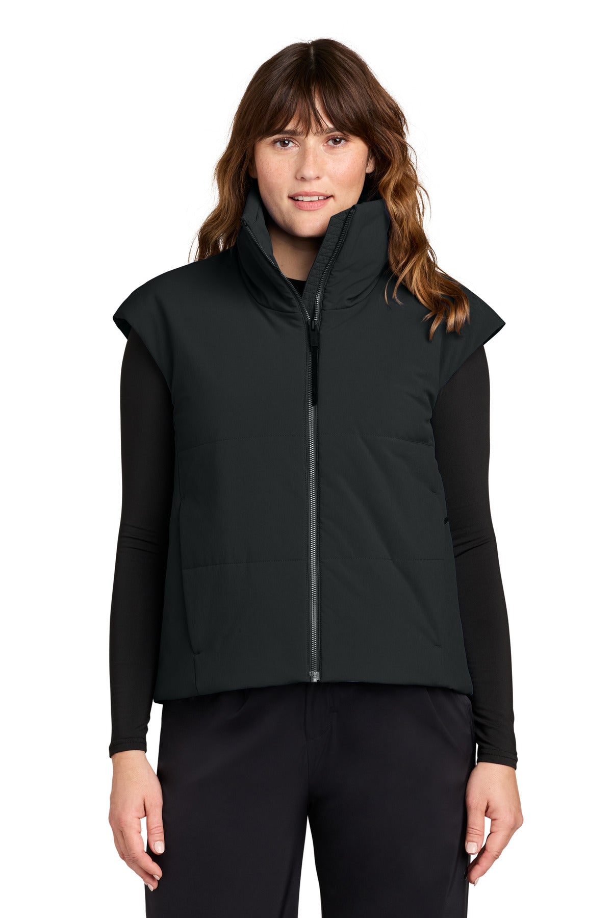 MiiR ®  Women's Sashiko Stretch Puffy Vest MRAW442 | Add Your Logo