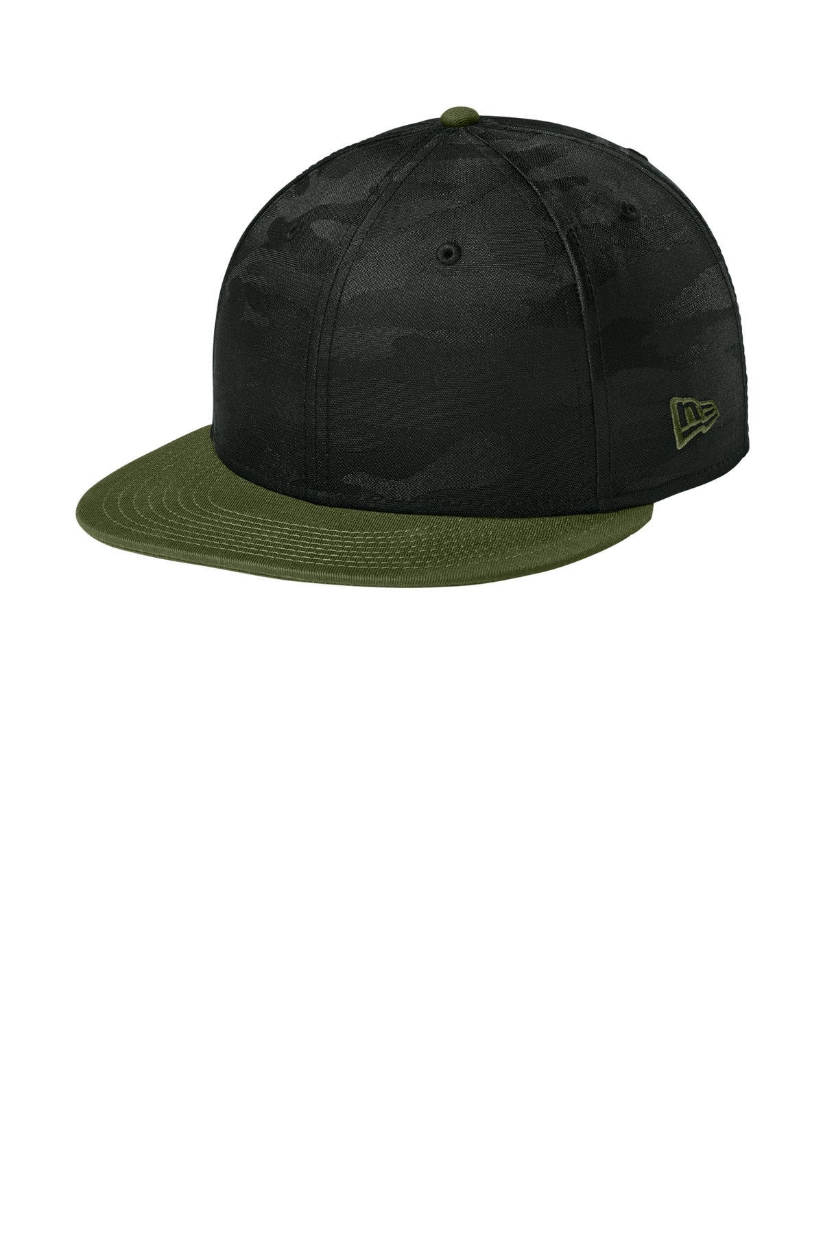 New Era  ®  Camo Flat Bill Snapback Cap NE407 | Add Your Logo