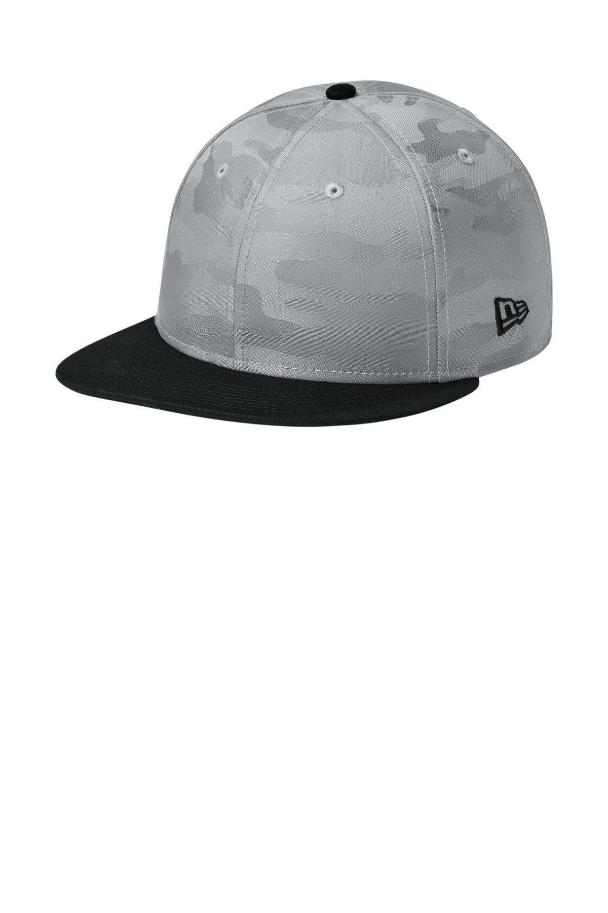 New Era  ®  Camo Flat Bill Snapback Cap NE407 | Add Your Logo