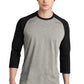 New Era    Heritage Blend 3/4-Sleeve Baseball Raglan Tee. NEA104