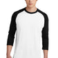 New Era    Heritage Blend 3/4-Sleeve Baseball Raglan Tee. NEA104
