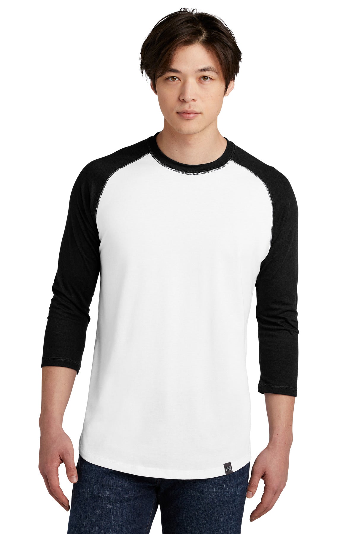 New Era    Heritage Blend 3/4-Sleeve Baseball Raglan Tee. NEA104
