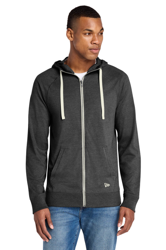 New Era  ®  Sueded Cotton Blend Full-Zip Hoodie. NEA122 | Add Your Logo