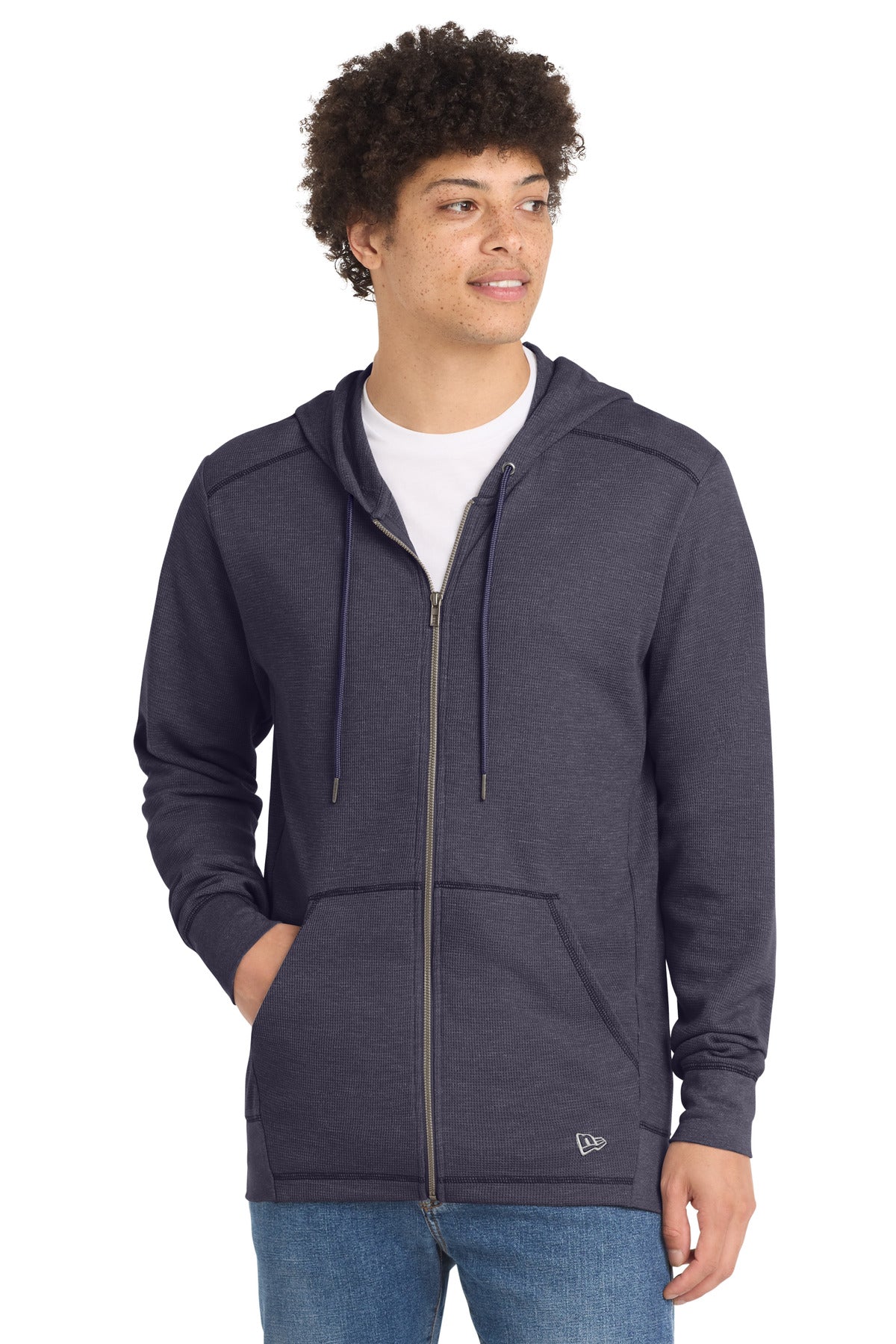 New Era ®  Thermal Full-Zip Hoodie NEA141 | Add Your Logo