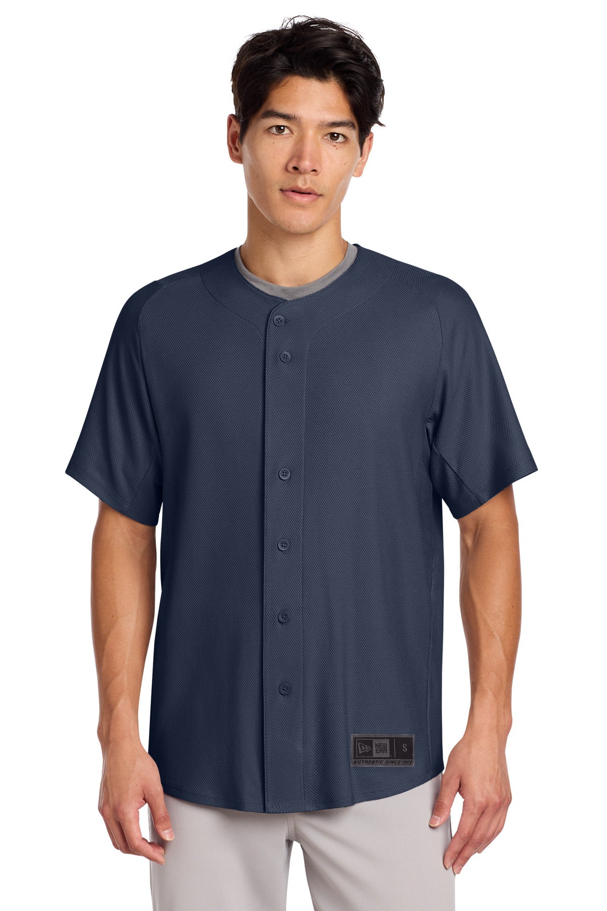 New Era  ®  Diamond Era Full-Button Jersey. NEA220 | Add Your Logo