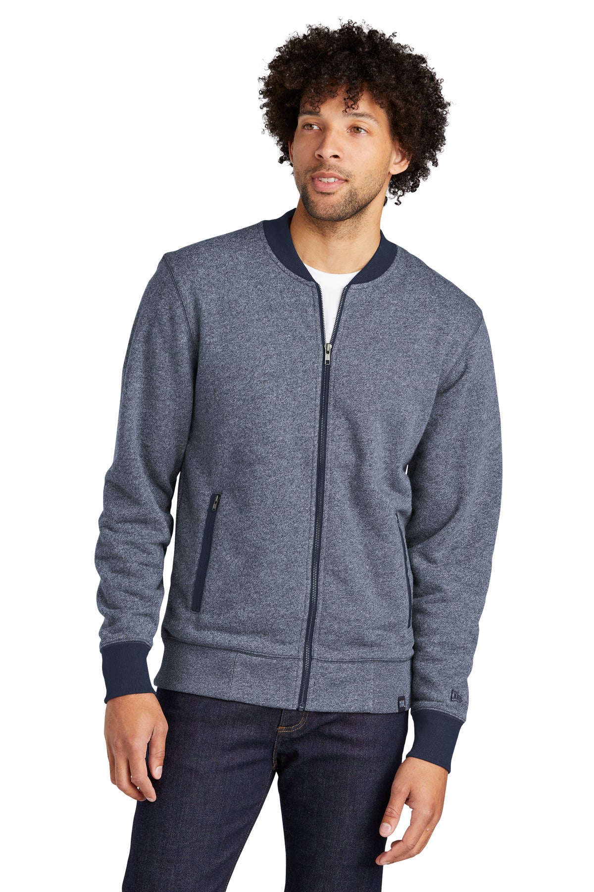New Era    French Terry Baseball Full-Zip. NEA503
