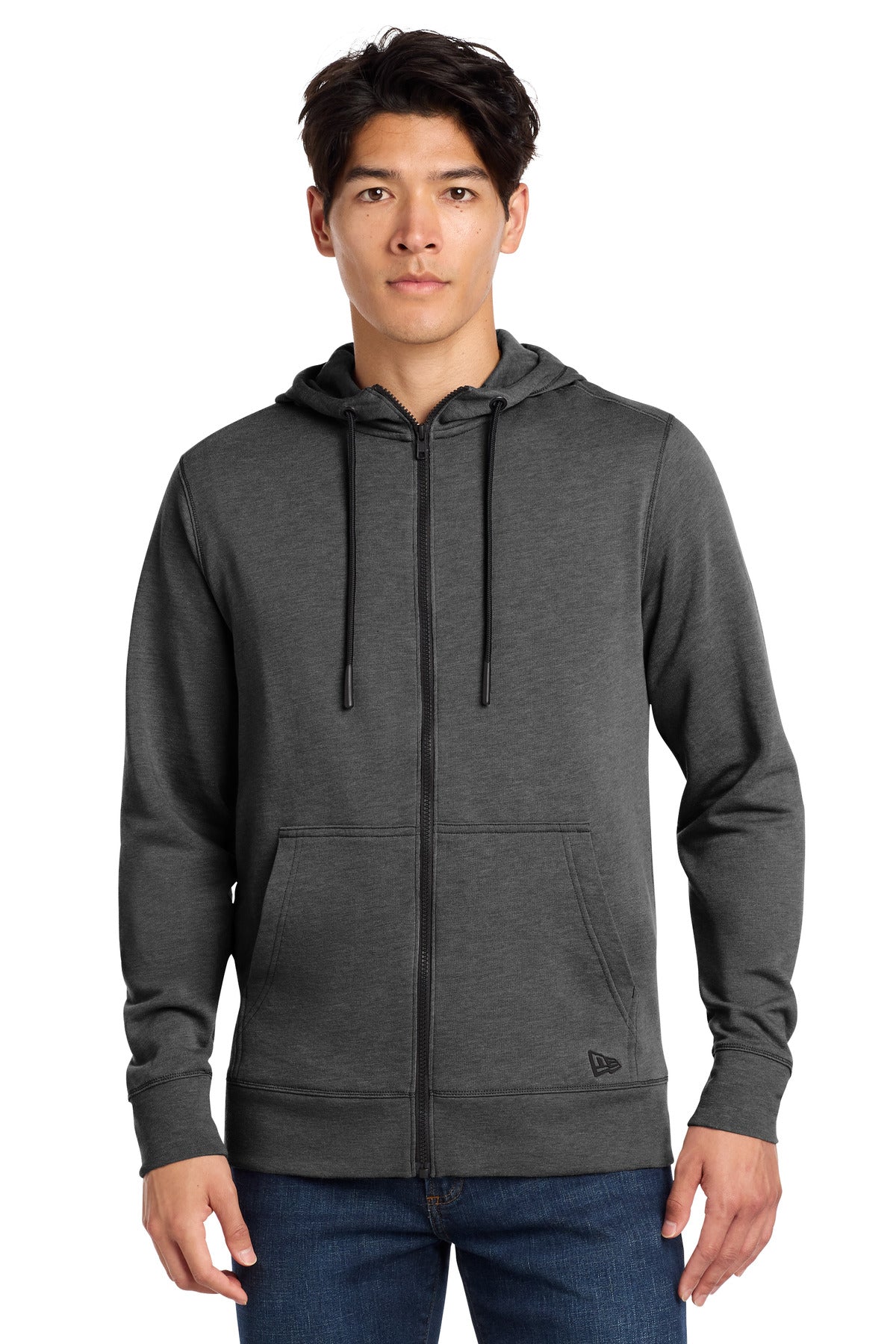 New Era  ®  Tri-Blend Fleece Full-Zip Hoodie NEA511 | Add Your Logo