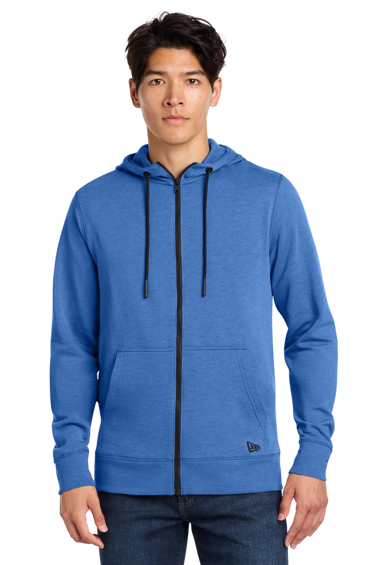 New Era  ®  Tri-Blend Fleece Full-Zip Hoodie NEA511 | Add Your Logo