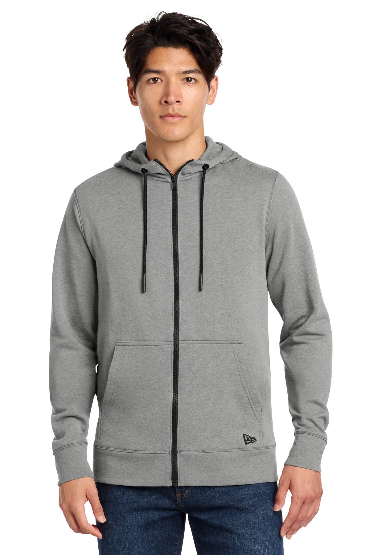 New Era  ®  Tri-Blend Fleece Full-Zip Hoodie NEA511 | Add Your Logo