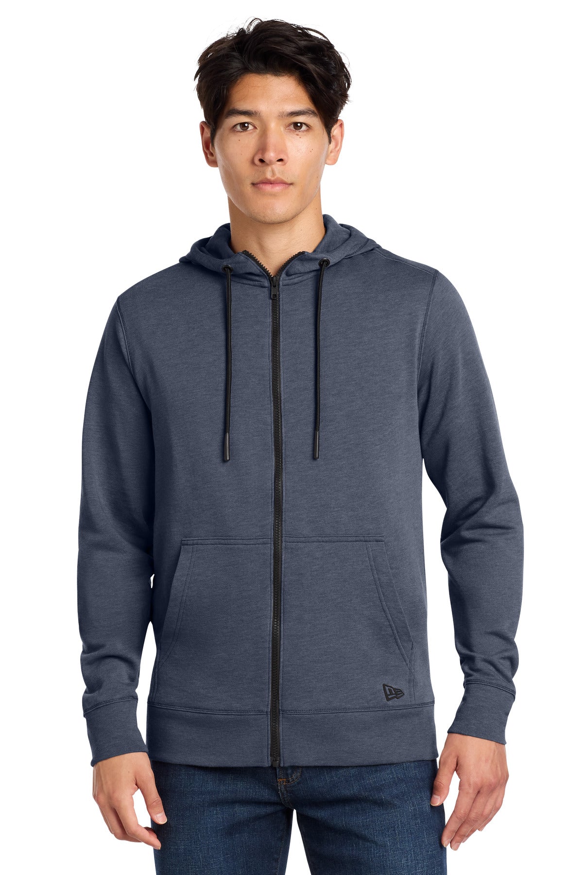 New Era  ®  Tri-Blend Fleece Full-Zip Hoodie NEA511 | Add Your Logo