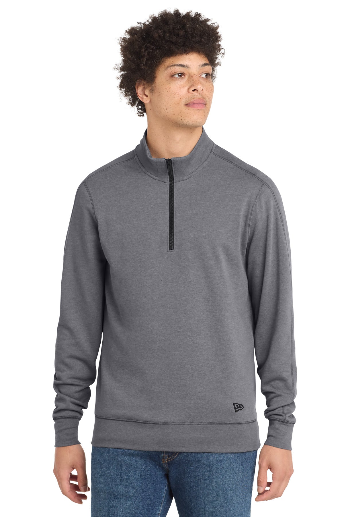 New Era    Tri-Blend Fleece 1/4-Zip Pullover. NEA512