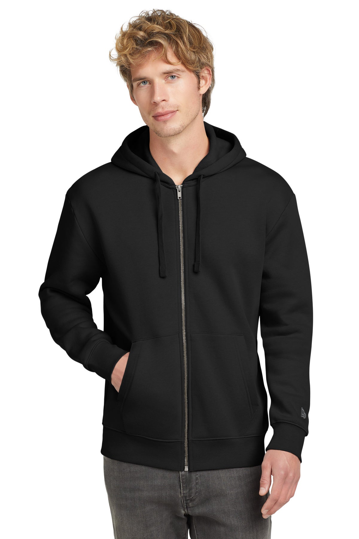 New Era ®  Heritage Fleece Full-Zip Hoodie NEA526 | Add Your Logo