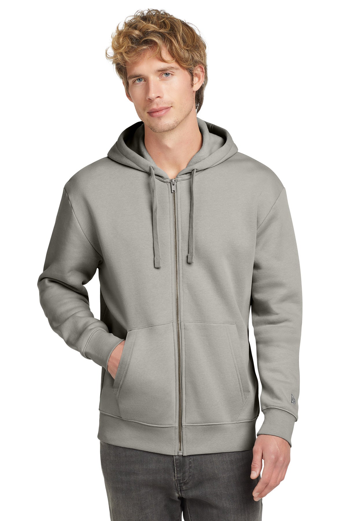 New Era ®  Heritage Fleece Full-Zip Hoodie NEA526 | Add Your Logo