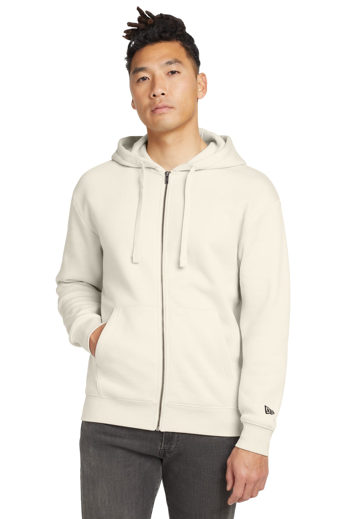 New Era ®  Heritage Fleece Full-Zip Hoodie NEA526 | Add Your Logo