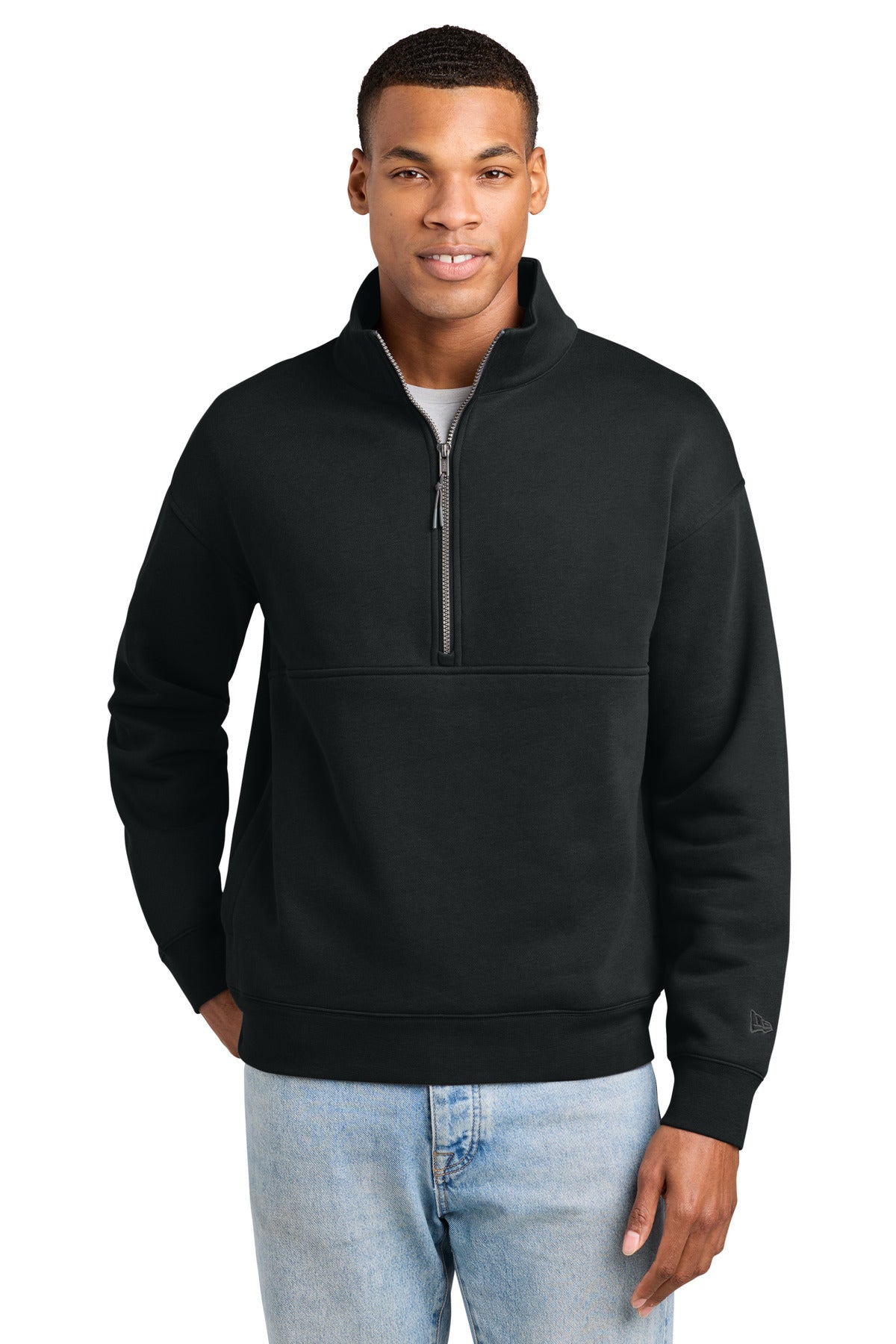 New Era ®  Heritage Fleece 1/2-Zip NEA528 | Add Your Logo
