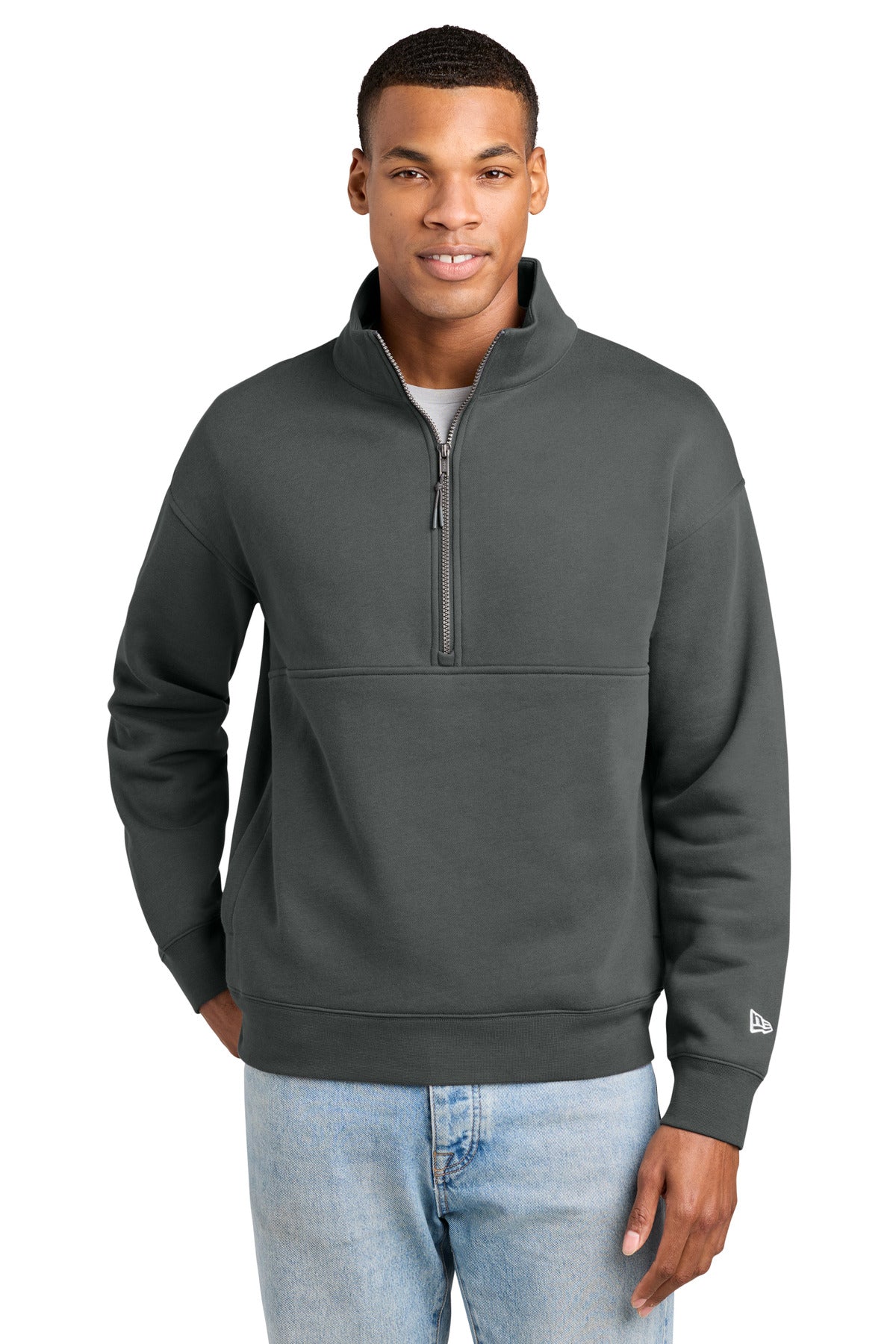 New Era ®  Heritage Fleece 1/2-Zip NEA528 | Add Your Logo