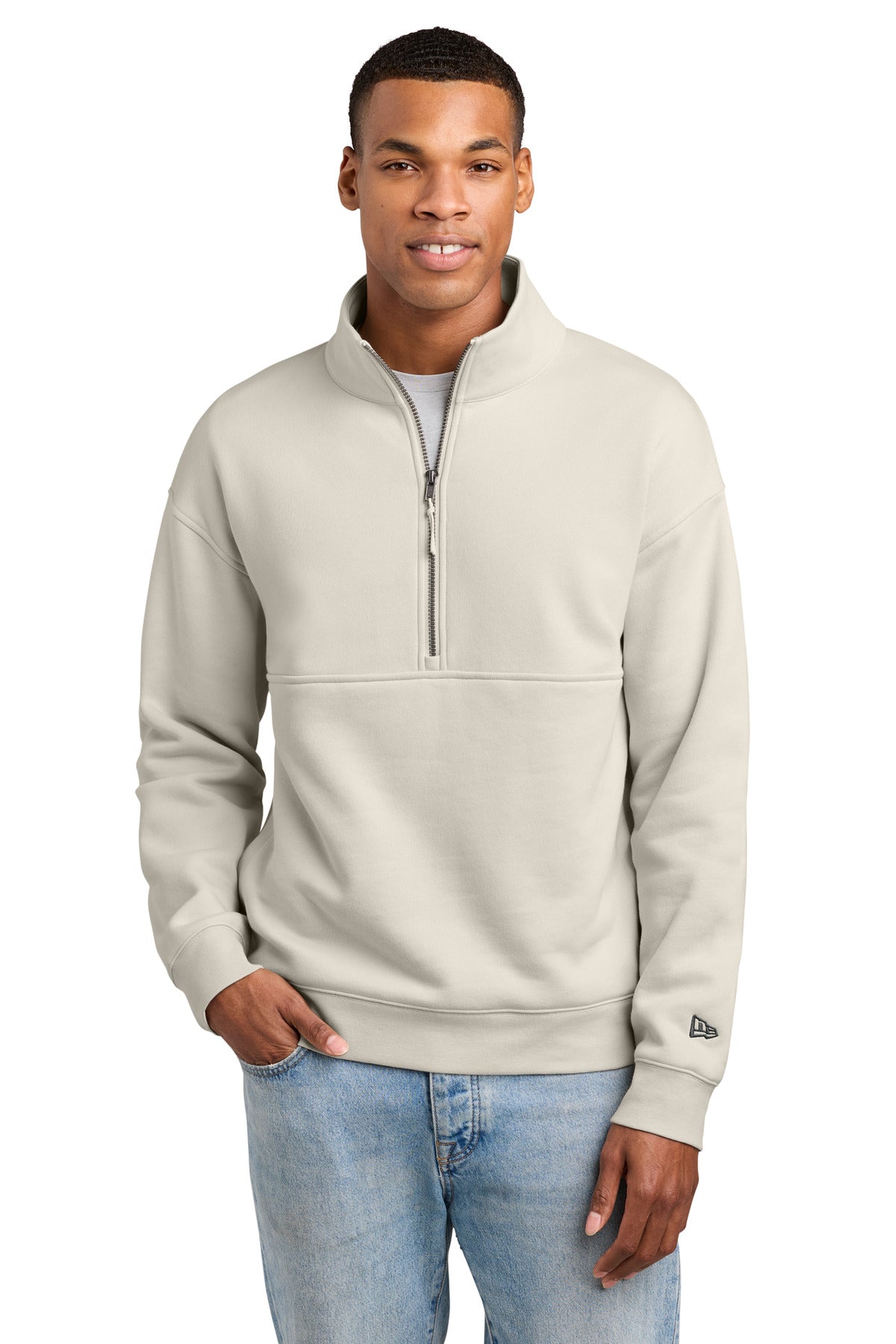 New Era ®  Heritage Fleece 1/2-Zip NEA528 | Add Your Logo