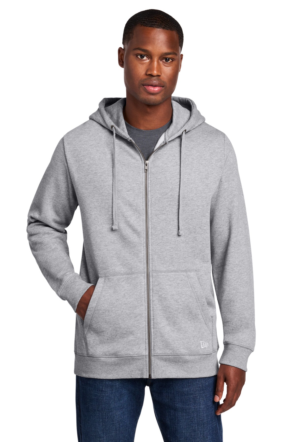 New Era ®  Comeback Fleece Full-Zip Hoodie NEA551 | Add Your Logo