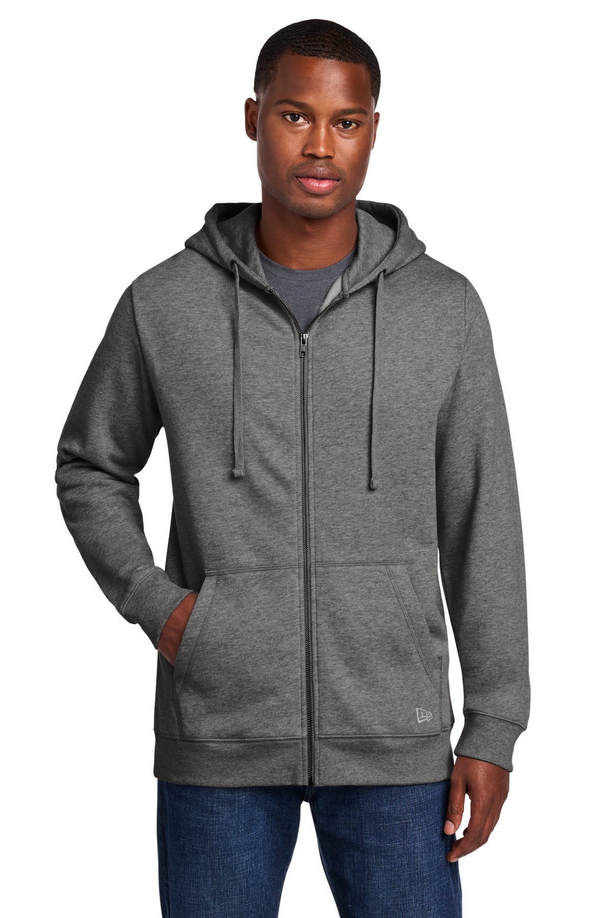 New Era ®  Comeback Fleece Full-Zip Hoodie NEA551 | Add Your Logo