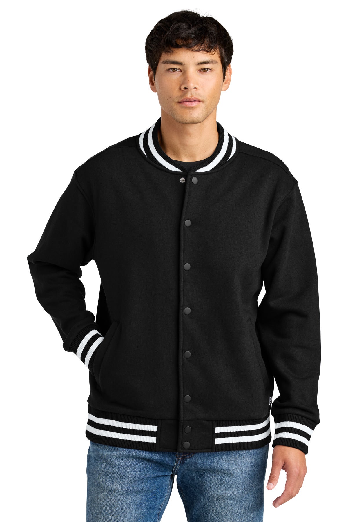 New Era ®  Varsity Heavyweight Fleece Jacket NEA560 | Add Your Logo