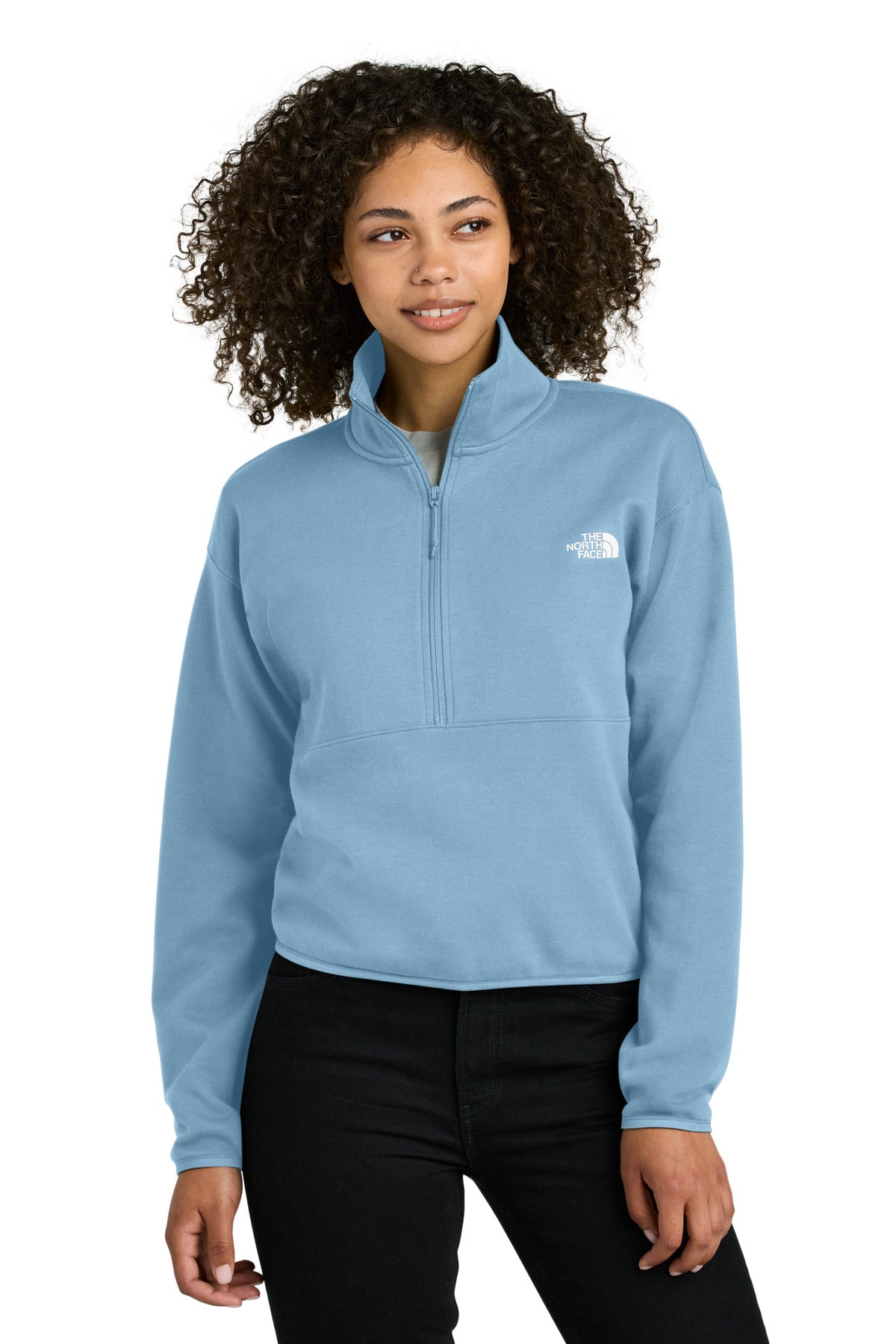 The North Face ®  Women's Double-Knit 1/2-Zip Fleece NF0A8C5H | Add Your Logo