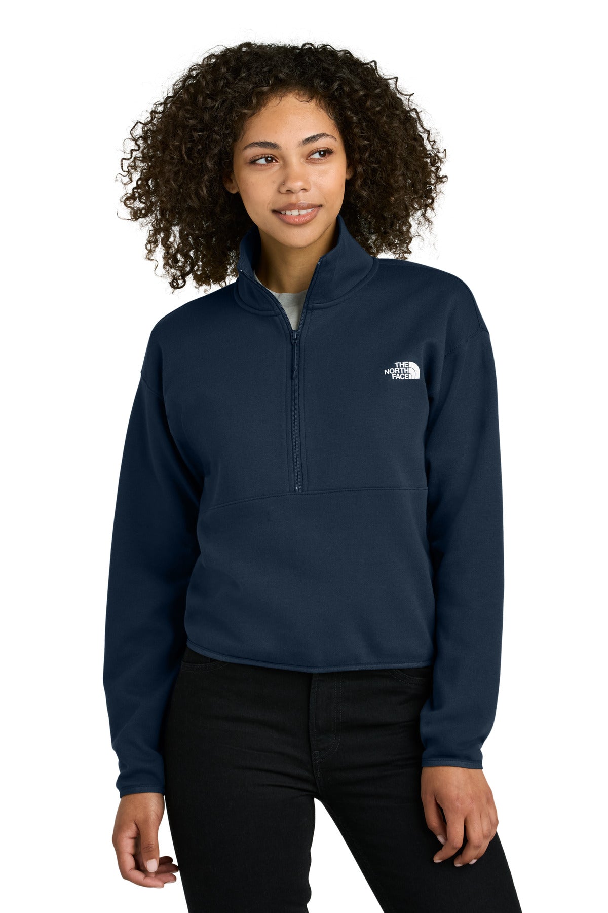 The North Face ®  Women's Double-Knit 1/2-Zip Fleece NF0A8C5H | Add Your Logo