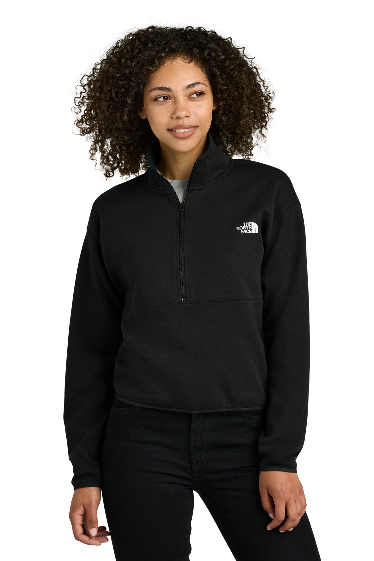 The North Face ®  Women's Double-Knit 1/2-Zip Fleece NF0A8C5H | Add Your Logo