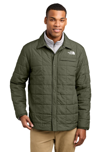 The North Face ®  Iron Drift Quilted Shirt Jacket NF0A8JEX | Add Your Logo