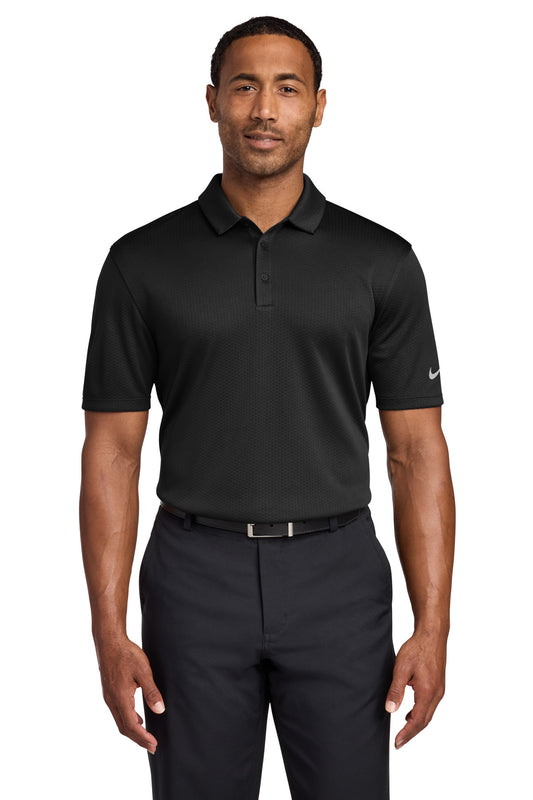 Nike Dri-FIT Hex Textured Polo. NKAH6266 | Add Your Logo