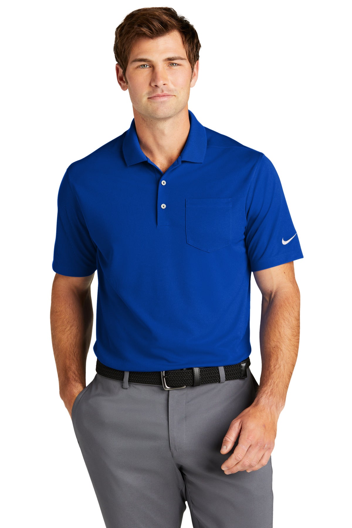 Nike Dri-FIT Micro Pique 2.0 Pocket Polo NKDC2103 | Add Your Logo