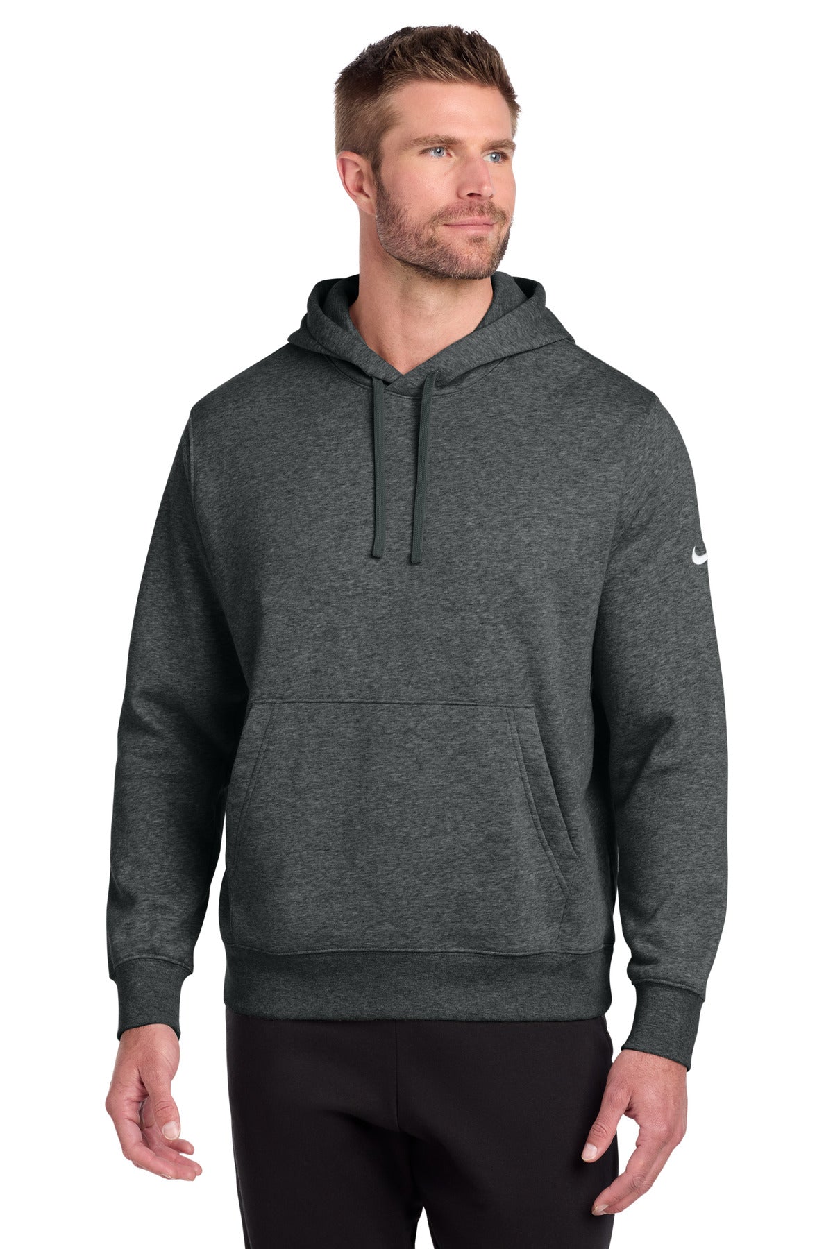 Nike Club Fleece Sleeve Swoosh Pullover Hoodie NKDR1499 | Add Your Logo