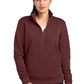 Nike Women's Club Fleece Sleeve Swoosh 1/2-Zip NKDX6720 | Add Your Logo
