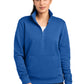 Nike Women's Club Fleece Sleeve Swoosh 1/2-Zip NKDX6720 | Add Your Logo