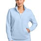 Nike Women's Club Fleece Sleeve Swoosh 1/2-Zip NKDX6720 | Add Your Logo