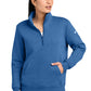 Nike Women's Club Fleece Sleeve Swoosh 1/2-Zip NKDX6720 | Add Your Logo